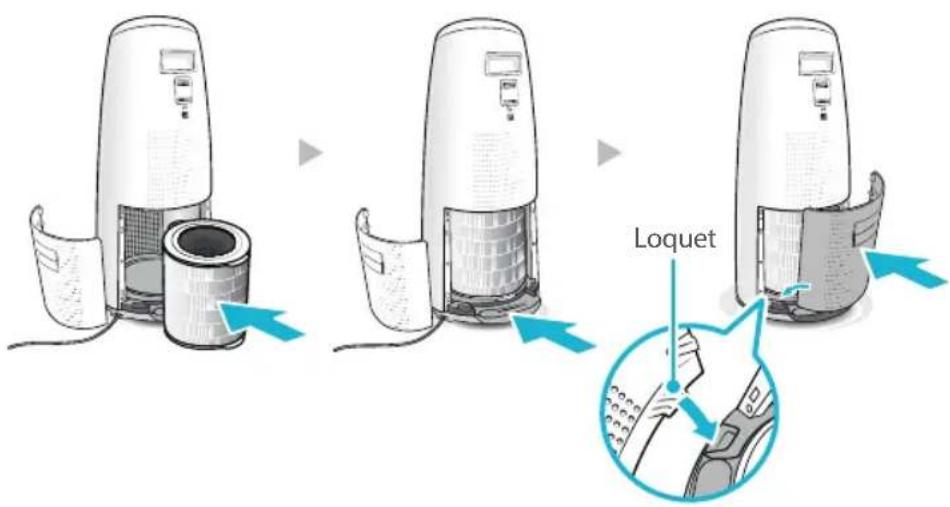 Winix Tower QS - Remplacement des filtres - 1