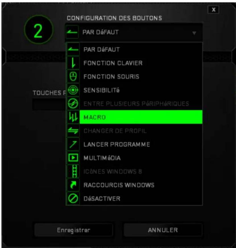 RAZER Abyssus 2000 - MENUD'AFFECTATION DES TOUCHES - 1