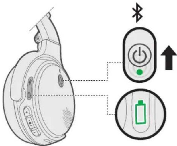 BOSE OnEar Wireless - Be- és kikapcsolás - 1