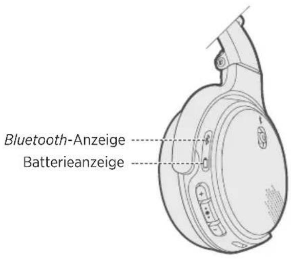 BOSE OnEar Wireless - Prüfen des Ladestatus der Kopfhörer - 1