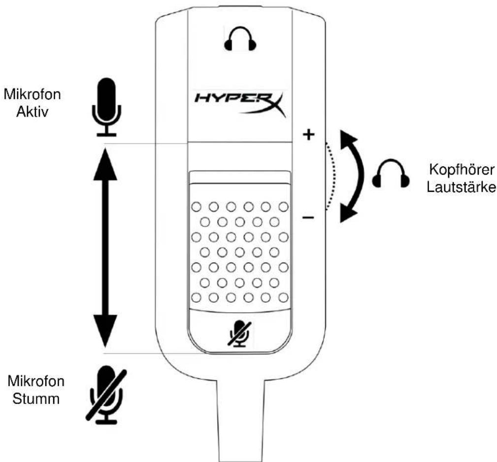 HYPERX Cloud Revolver Pro - Bedienung der Audio-Steuerbox - 1