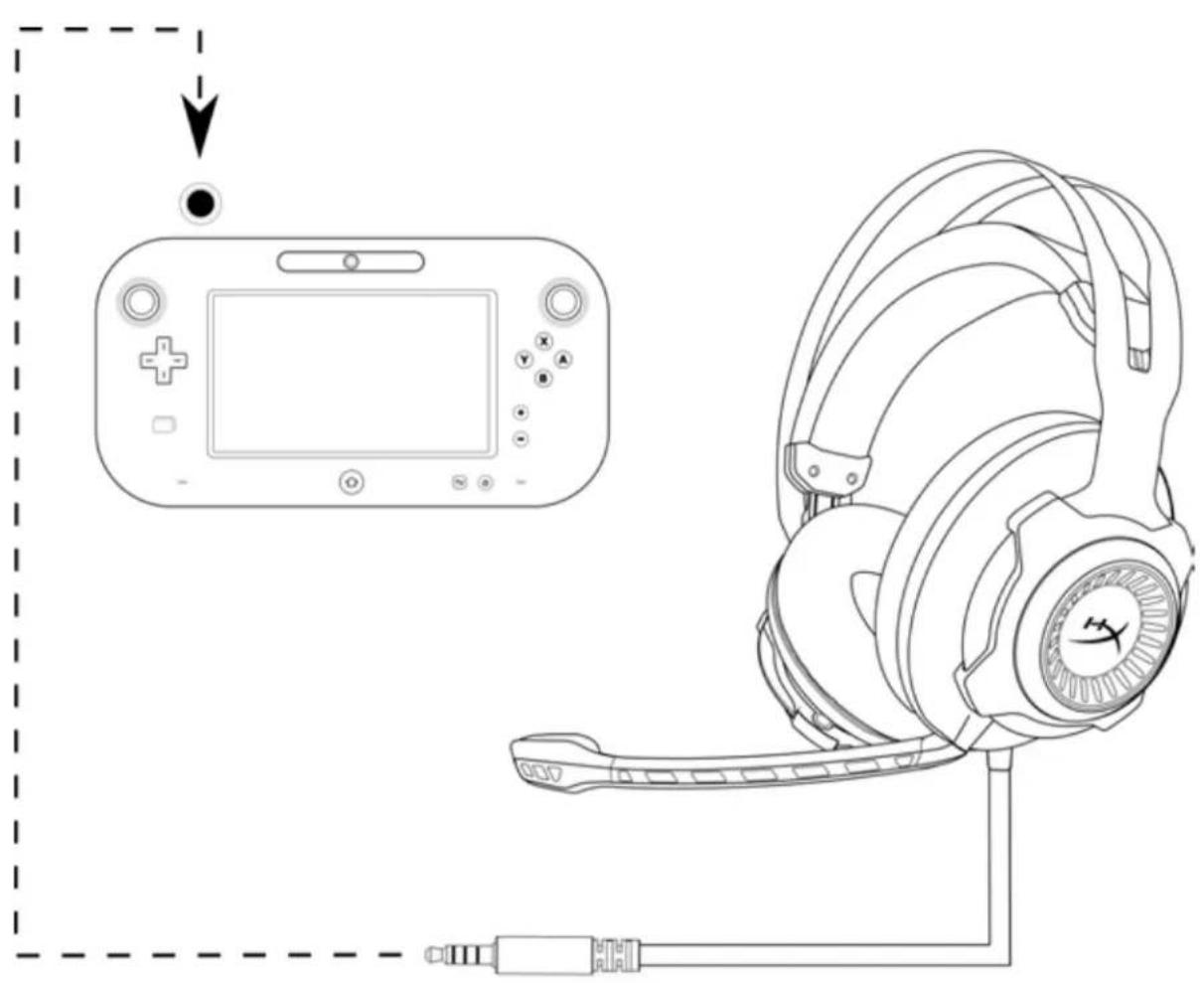 HYPERX Cloud Revolver Pro - 使用方法 (Wii U) - 1