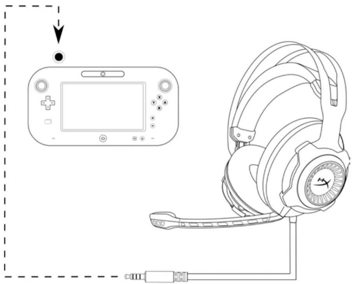 HYPERX Cloud Revolver Pro - Uzytkowanie zestawu z konsola Wii U - 1