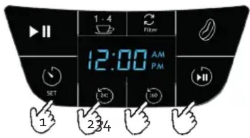 BORETTI Macchina de caffé Americano B411 - INSTellenVANDETIMER - 1