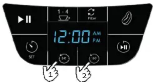 BORETTI Macchina de caffé Americano B411 - AJUSTAR LA HORA - 1