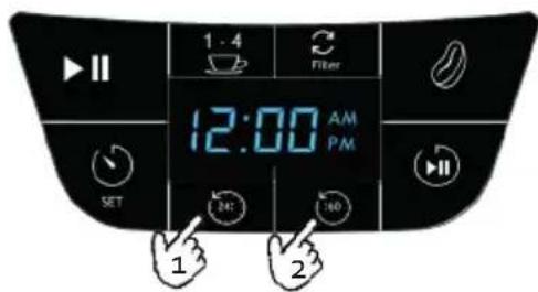 BORETTI Macchina de caffé Americano B411 - EINSTELLUNG DER ZEIT - 1