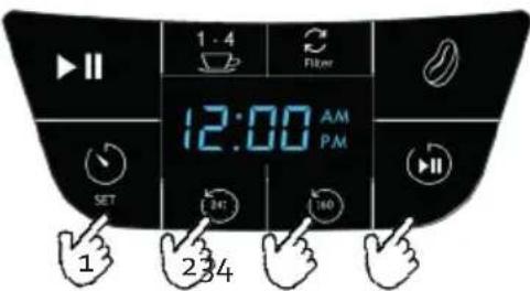 BORETTI Macchina de caffé Americano B411 - NASTAVENIE CASOVACA - 1