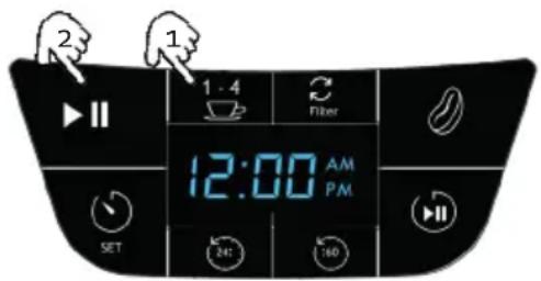 BORETTI Macchina de caffé Americano B411 - 1-4 KOPJES KOFFIE ZETTEN - 1