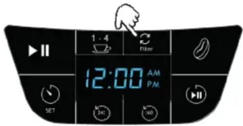 BORETTI Macchina de caffé Americano B411 - DECALCIFICATION AND REPLACE THE WATER FILTER - 1