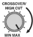 YAMAHA MusicCast RXS602 - Turn on the subwoofer and set the volume to half. - 2