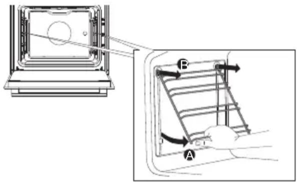 ETNA FGV760RVS - Removing and cleaning the guide rails - 1