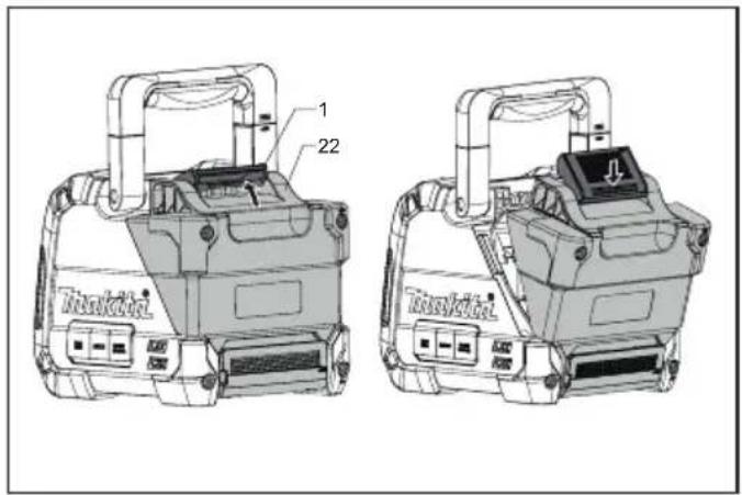 MAKITA DMR200 - Explanation of general view - 7