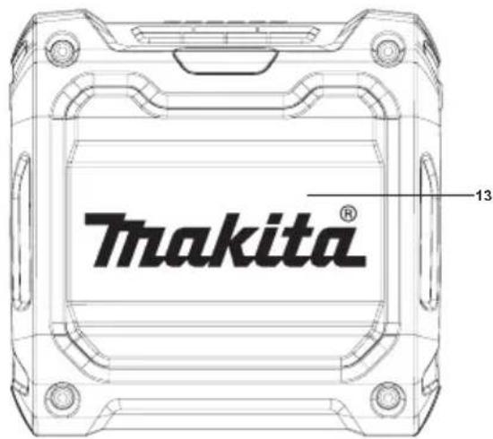 MAKITA DMR200 - Explanation of general view - 3