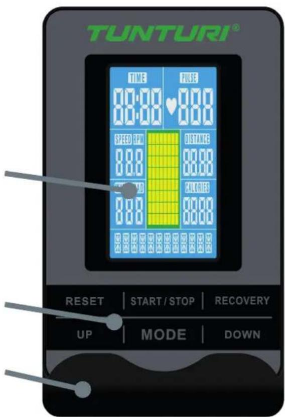 TUNTURI Competence S40 - Console (fig F) - 1