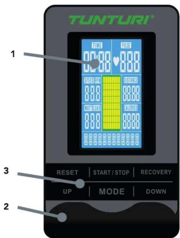 TUNTURI Competence S40 - Konsole (Abb F) - 1