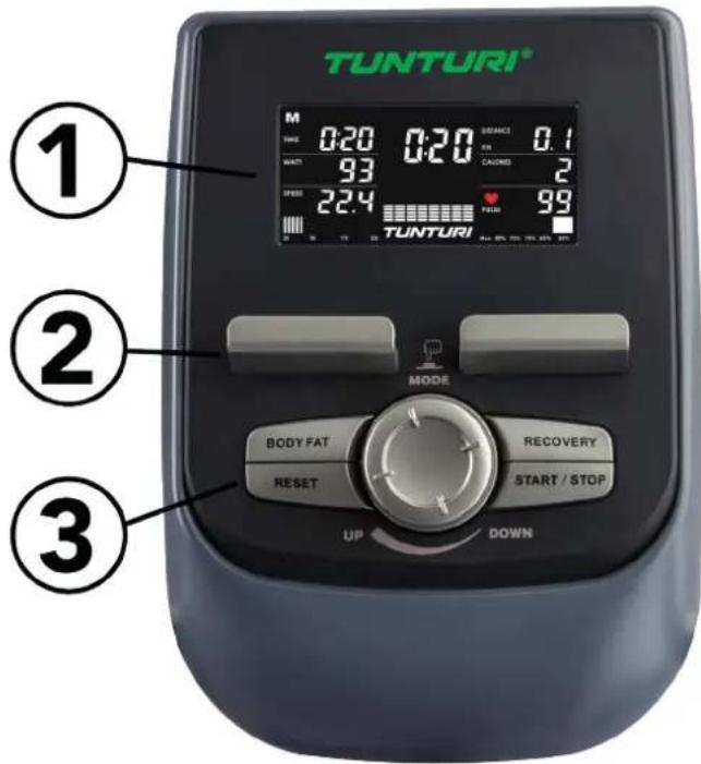 TUNTURI Performance C55 - Console (fig f) - 1
