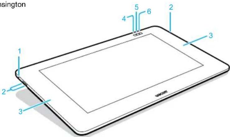 WACOM Cintiq 27QHD Touch - Familiarisation avec la Cintiq - 1
