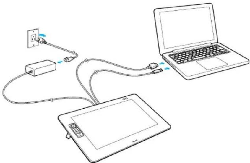 WACOM Cintiq 27QHD Touch - Utilização do controle remoto ExpressKey - 7