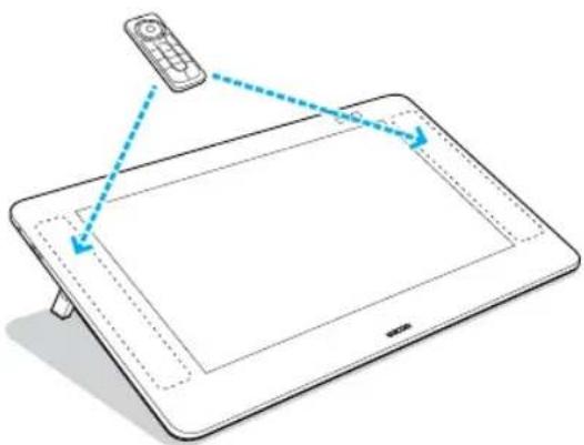 WACOM Cintiq 27QHD Touch - Utilização do controle remoto ExpressKey - 2