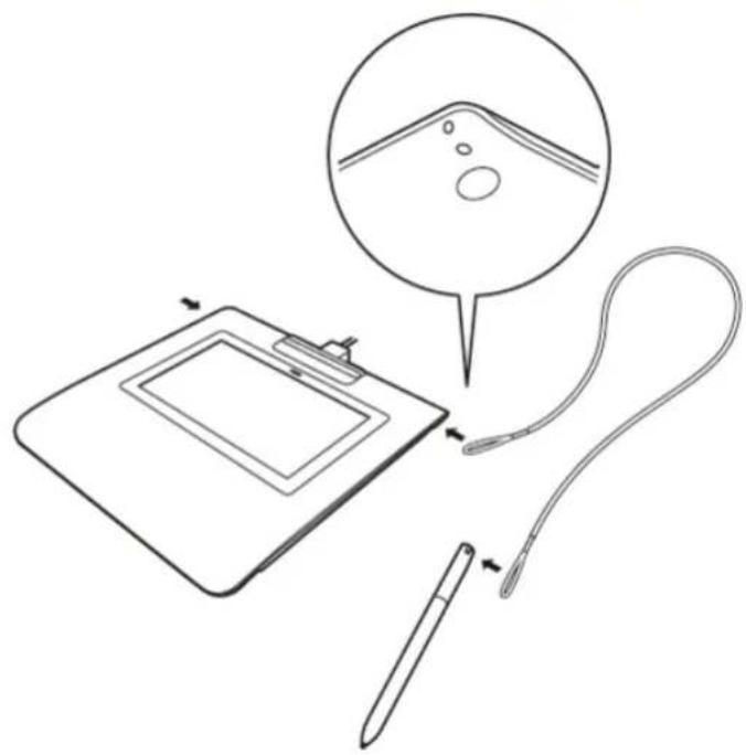 WACOM Signature Set STU430 - Portapenna e laccio anticaduta - 3