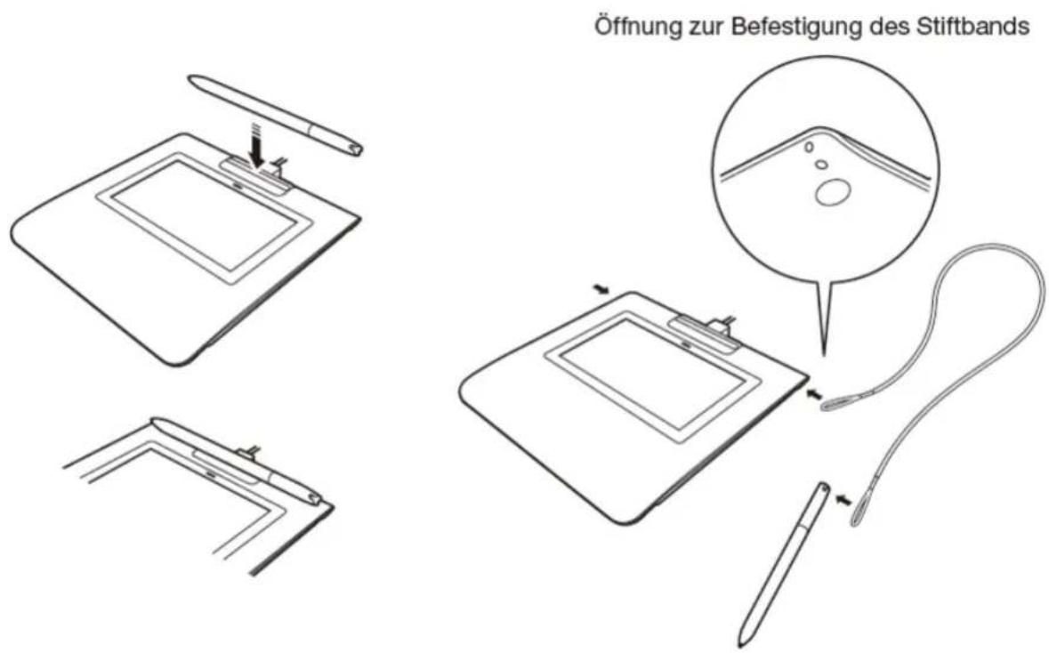 WACOM Signature Set STU430 - Stifthalter und Stiftband - 2