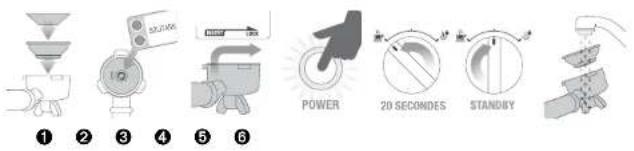 Solis Barista Perfect 118 - ■ EFFECTUER UN CYCLE DE NETTOYAGE - 1