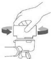 Solis Barista Perfect 118 - TAMPING THE COFFEE GROUNDS WITH THE TAMPER - 6