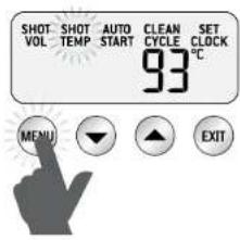 Solis Baritsta Triple Heat 1011 - PROGRAMMIERUNG DER EXTRAKTIONS-TEMPERATUR (SHOT TEMP) - 1