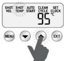 Solis Baritsta Triple Heat 1011 - PROGRAMMATION DE LA TEMPERATURE D'EXTRACTION (SHOT TEMP) - 2