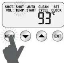 Solis Baritsta Triple Heat 1011 - PROGRAMMATION DE LA TEMPERATURE D'EXTRACTION (SHOT TEMP) - 1