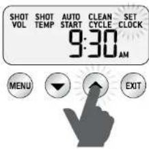 Solis Baritsta Triple Heat 1011 - PROGRAMMATION DE L'HEURE ACTUELLE (SET CLOCK) - 2