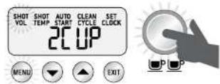 Solis Baritsta Triple Heat 1011 - Programmation de la quantite d'extraction pour 2 tasses - 1