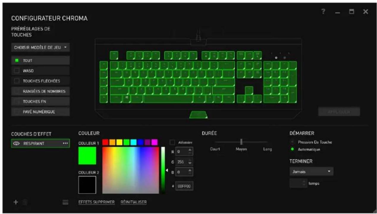 RAZER BlackWidow Chroma V2 - Configurateur Chroma - 1