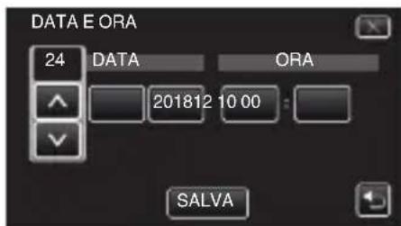 JVC Everio GZR401 - Impostazione di data e ora - 4