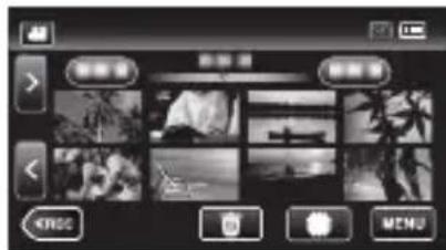 JVC Everio GZR401 - Lecture/suppression de fichiers sur cet apparéil - 2