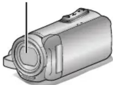 JVC Everio GZR401 - Schützen das Objektiv - 1