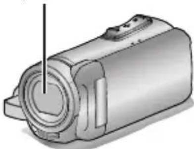 JVC Everio GZR401 - Protezione dell'obiettivo - 1