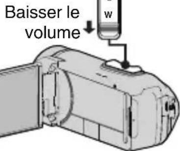 JVC Everio GZR401 - Lecture/suppression de fichiers sur cet apparéil - 1