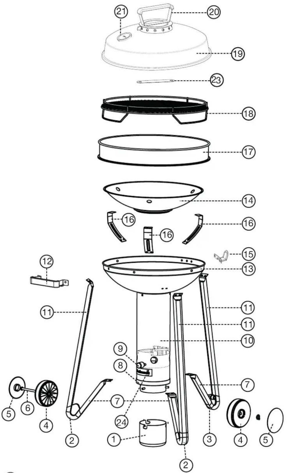 BARBECOOK Adam 50 Top - OLULISED OHUTUSJUHISED - 13