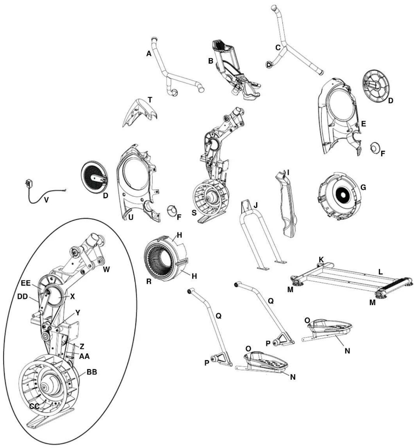 BOWFLEX Max Trainer M7i - Remplacer la pile de la sangle thoracique de mesure de la fréquence cardiaque - 4