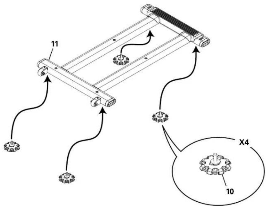 BOWFLEX Max Trainer M7i - Arrimez le rail au châssis, puis détachez le châssis de son plateau d'expédition - 4