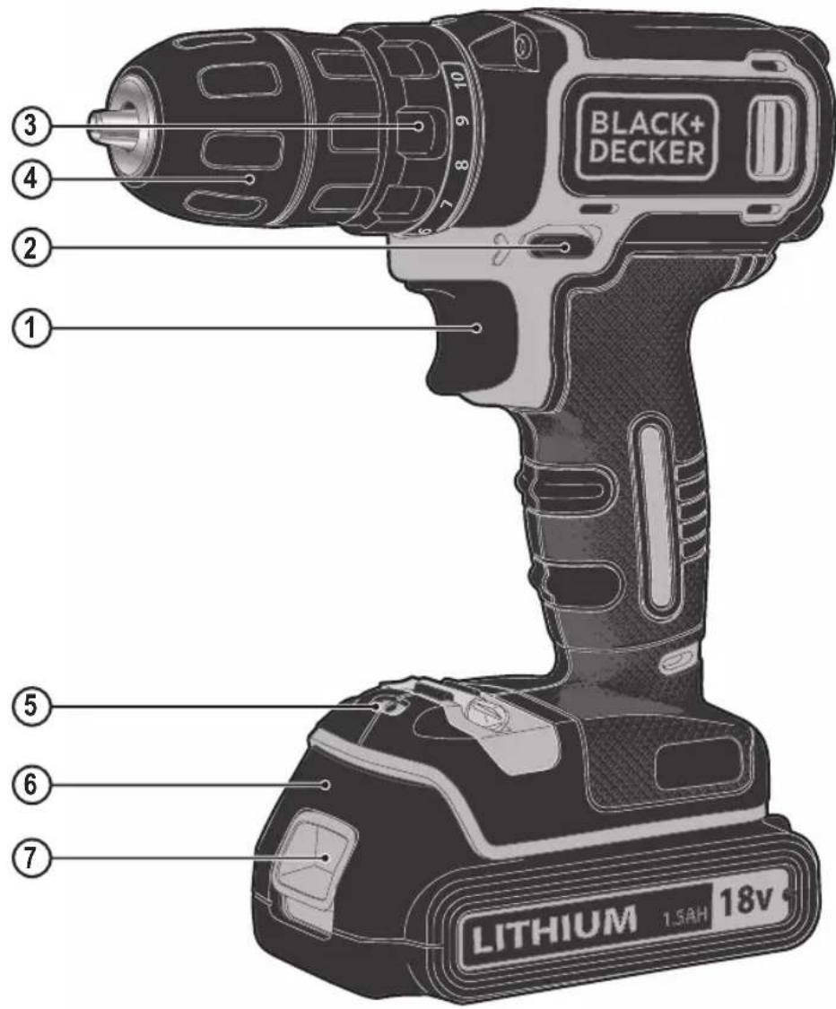 BLACK & DECKER BDCDC18 - 1