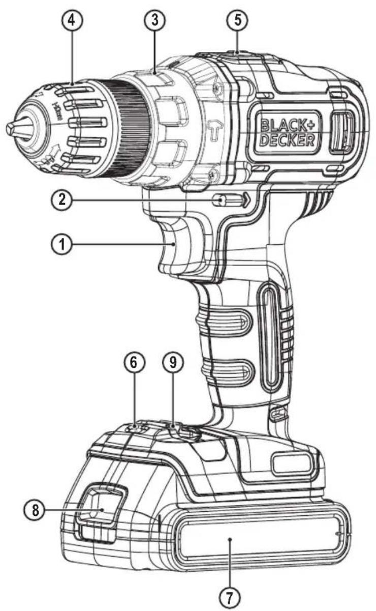 BLACK & DECKER BDCHD18 - 1