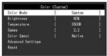 EIZO ColorEdge CS2420 - Réglage/configuration - 1