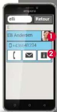 EMPORIA Smart.2 - Comment creer un nouveau contact? - 1