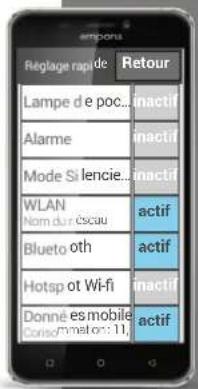 EMPORIA Smart.2 - Réglages rapides - 3