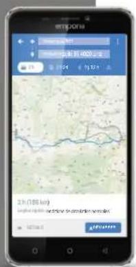 EMPORIA Smart.2 - Comment rechercher un itinétaire avec une application de navigation ? - 7