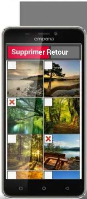 EMPORIA Smart.2 - Comment supprimer les photos ? - 1