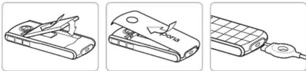 EMPORIA Select Basic - > Insérer et charger la batterie - 1