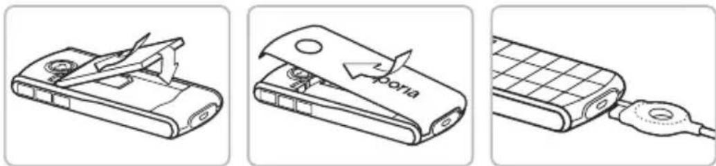 EMPORIA Select Basic - > Inserting and charging the battery - 1